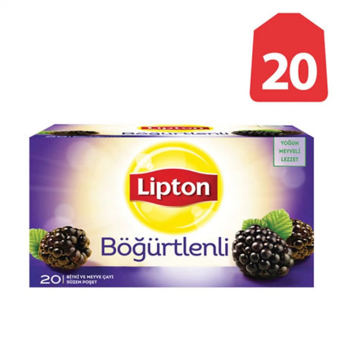 Lipton Böğürtlenli Meyve Çayı (20 li Paket)