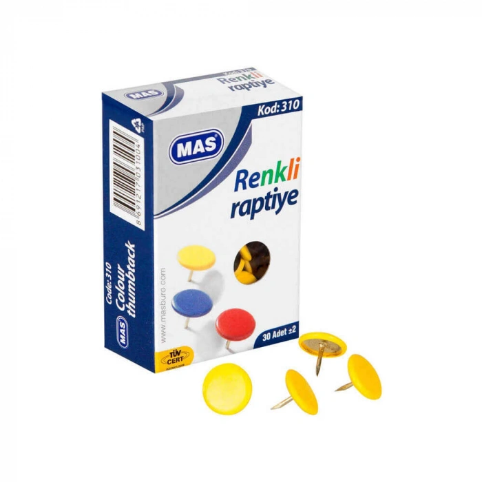 Mas Raptiye Renkli Pvc Kaplı