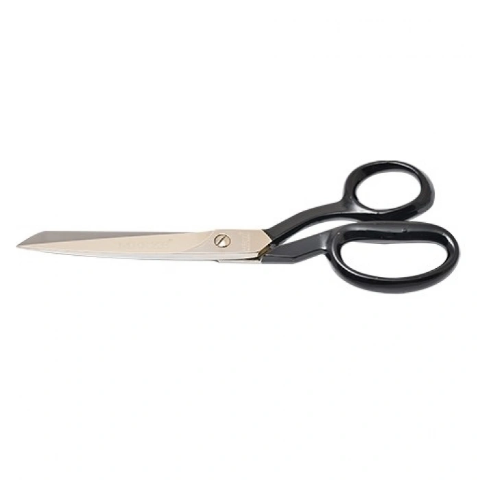 MERZE 4115-9 inç Siyah Saplı Ekstra Kaliteli Yatık Regula Makası (22,5 cm)