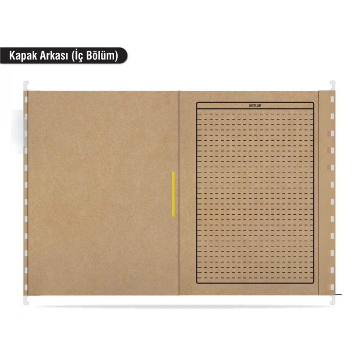 Metal Askılı Personel Özlük Dosyası 4 Yapraklı 1 Adet