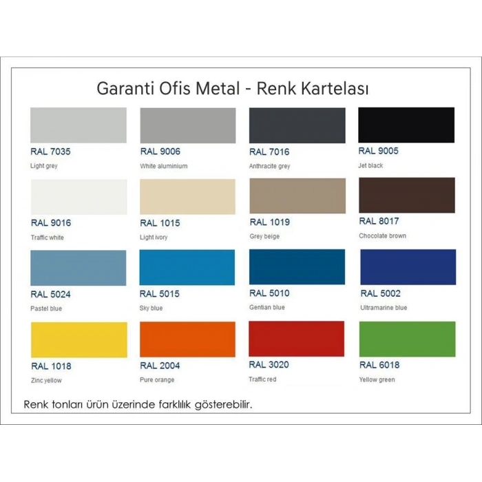 Metal Üç Kapılı Soyunma Dolabı Mavi Gri (Tam Boy Kapılı)