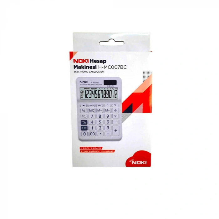 Noki Hesap Makinesi Beyaz H-MC007BC