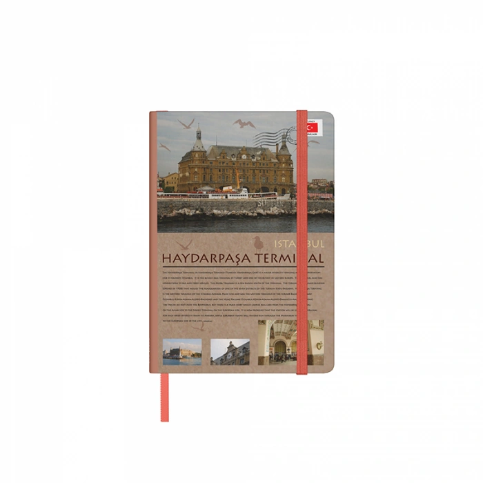 NOTELOOK TRAVEL A5 ÇİZGİLİ LASTİKLİ DEFTER