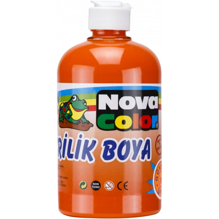 NOVA COLOR AKRİLİK BOYA 500 ml TURUNCU NC-388