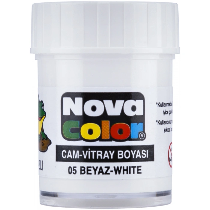 NOVA COLOR CAM BOYASI BEYAZ SU BAZLI NC-153