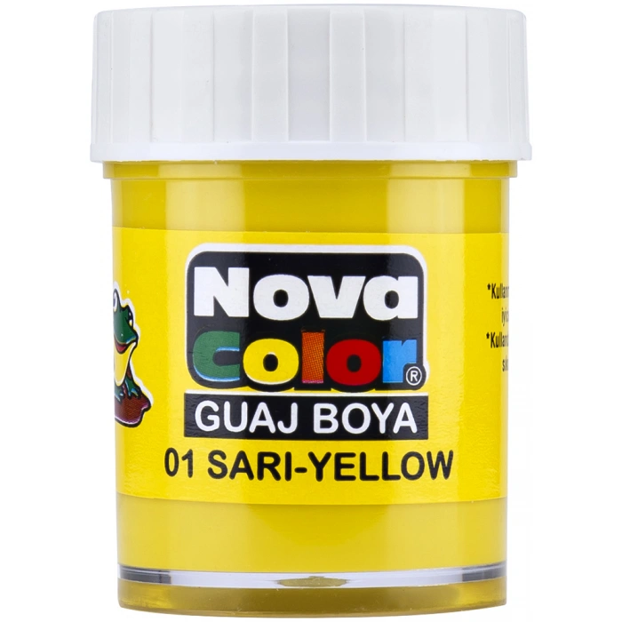 NOVA COLOR GUAJ BOYA SARI ŞİŞE NC-103