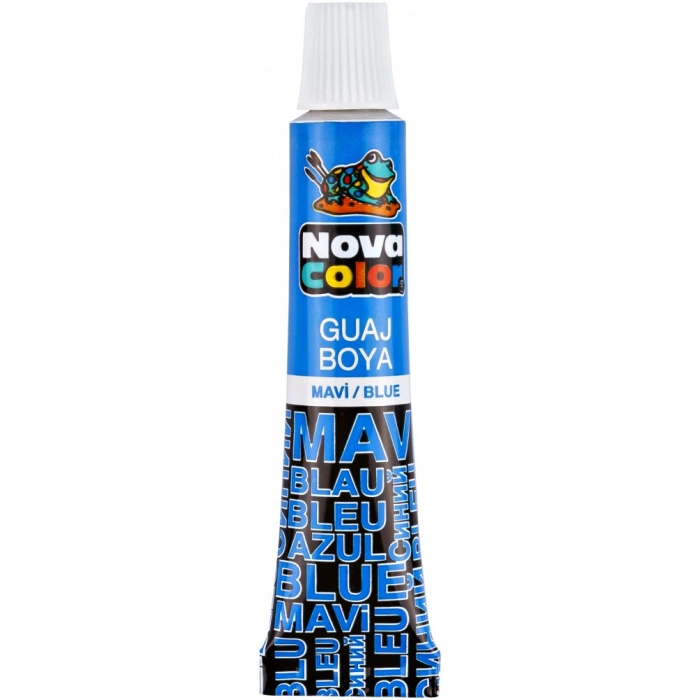 NOVA COLOR GUAJ BOYA TÜP MAVİ NC-117