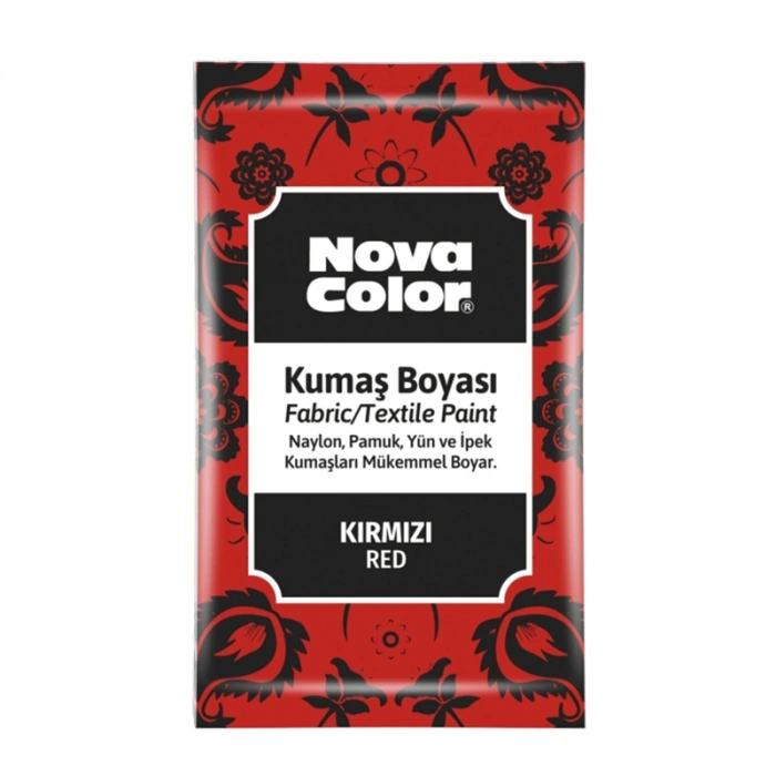 Nova Color Toz Kumaş Boyası 12g Kırmızı