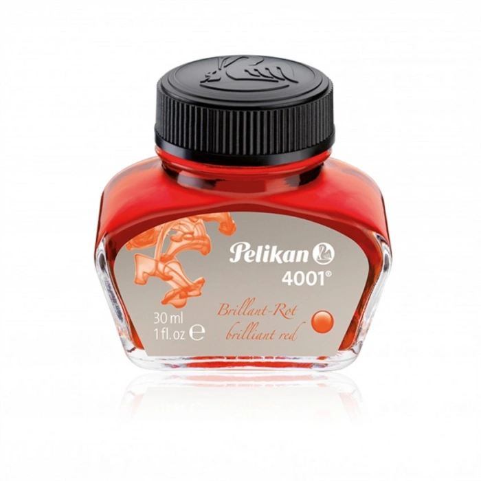 Pelikan 4001 Kırmızı Dolma Kalem Mürekkebi (30 ml)