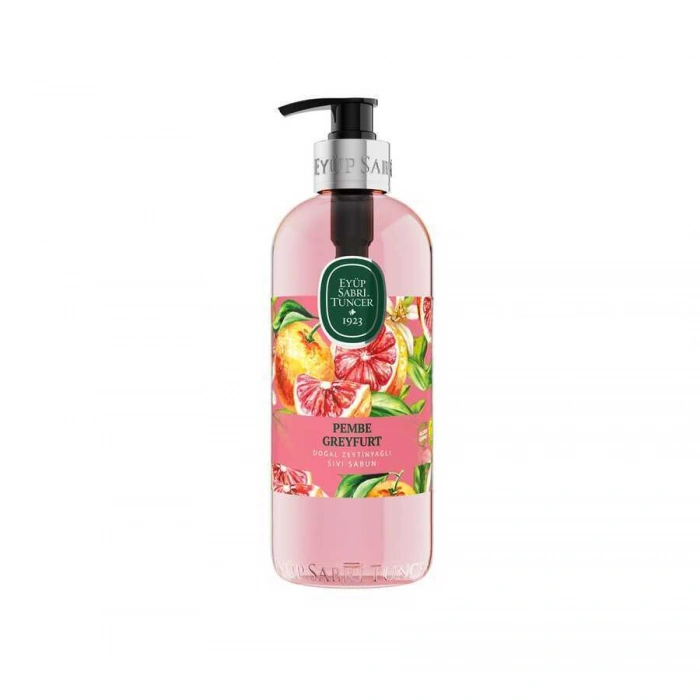 Pembe Greyfurt Doğal Zeytinyağlı Sıvı Sabun 500 ml