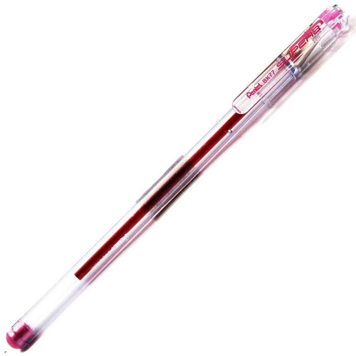 Pentel Yağ Bazlı Roller Kalem 0.7 mm Pembe BK77-P