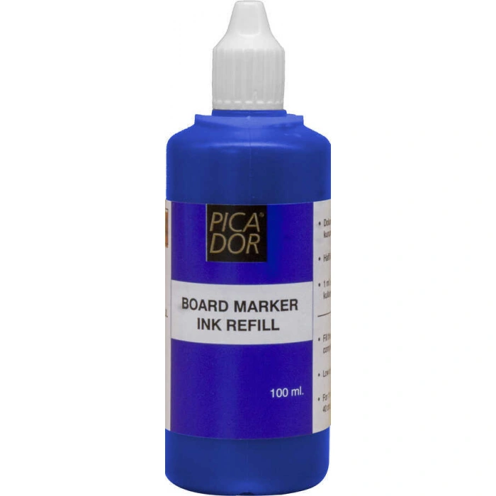 Picador 195 Board Marker Mürekkebi 100 ml Mavi