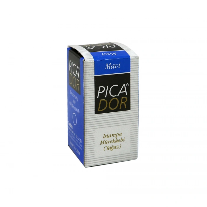 PİCADOR ISTAMPA MÜREKKEBİ MAVİ 30cc KE 002