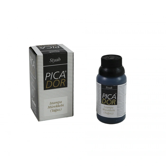 PİCADOR ISTAMPA MÜREKKEBİ SİYAH 30cc KE 001