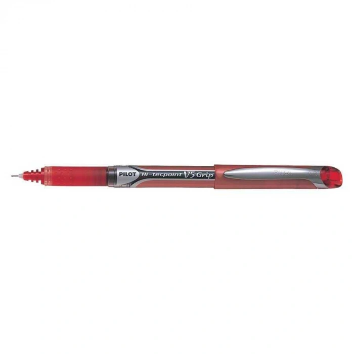 Pilot V5 Grip Hi-Tecpoint İğne Uçlu Roller Kırmızı
