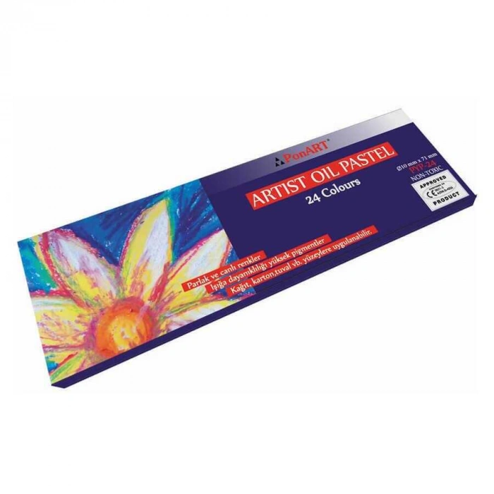 Ponart Artist Yağlı Pastel 24lü