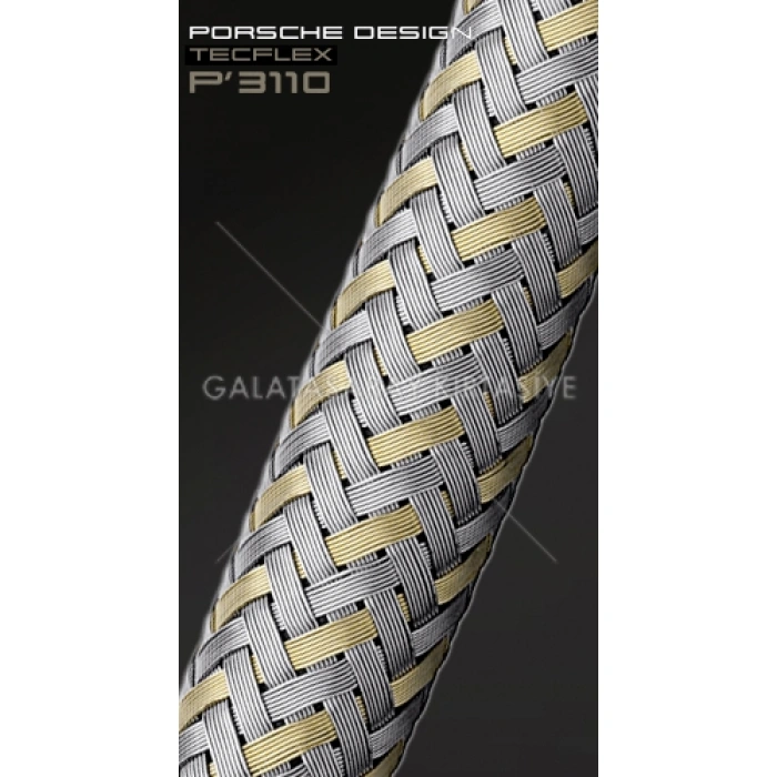 Porsche Design Roller Kalem P3110 TexFlex Altın-Çelik 988832