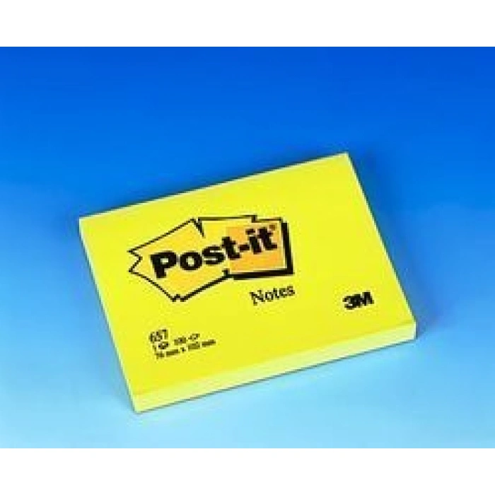 Post-it® 657 Not Sarı 100yp 76x102mm