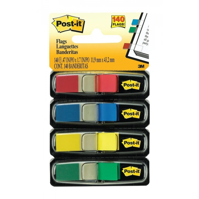 Post-it Index 4 Neon Renk x 35 Adet 683-4