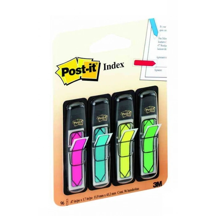 Post-it Index Ok Şeklinde 4 Neon Renk 684-ARR4