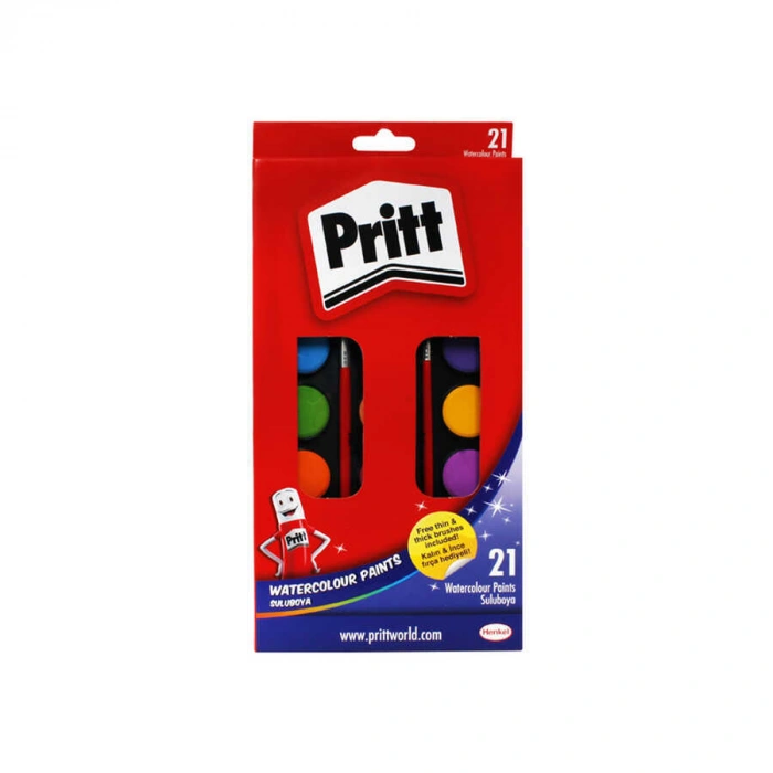 Pritt Sulu Boya Büyük Tablet 21li