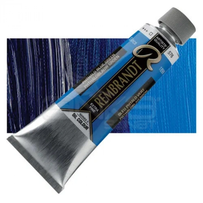Rembrandt Yağlı Boya 150ml Seri 3 No: 576 Phthalo Blue Green