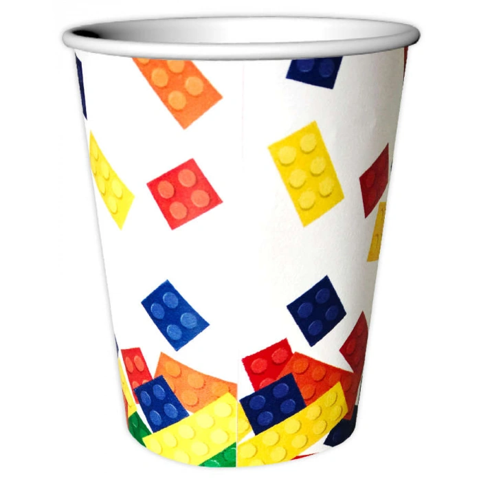 Renkli Küpler Bardak 8 Adet