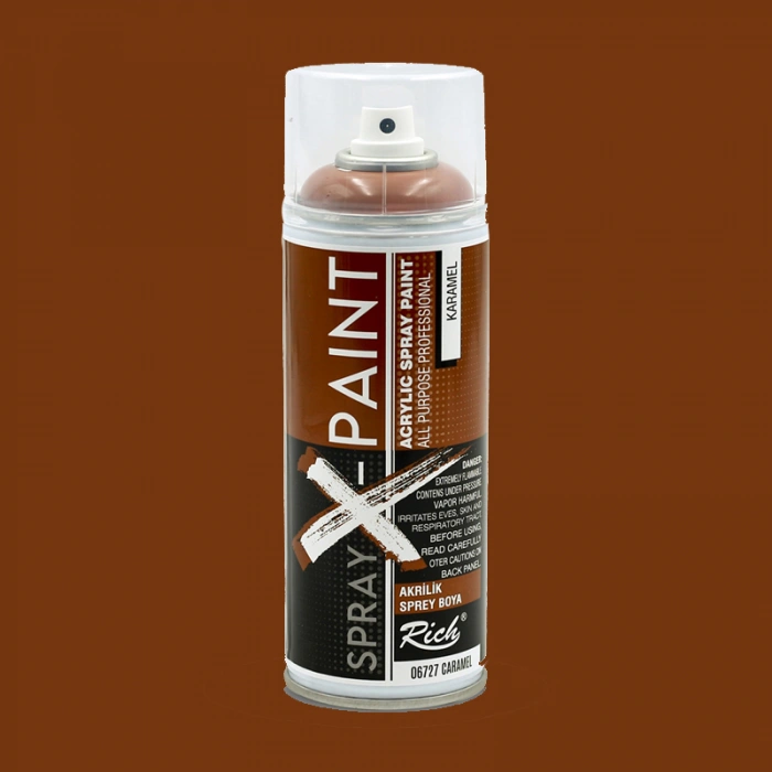Rich Spray X-Paint Akrilik Sprey Boya 400ml Karamel