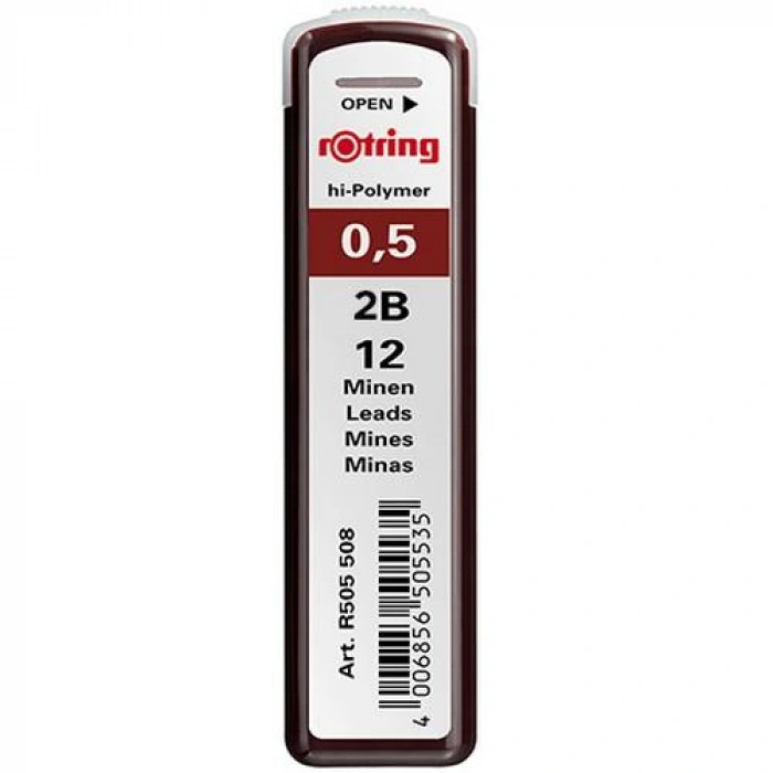 ROTRING KURŞUN KALEM UCU 0,5mm (2B)