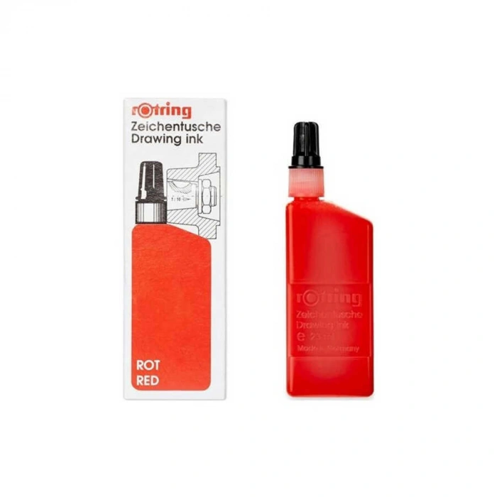 Rotring Rapido Mürekkebi 23 ml Kırmızı