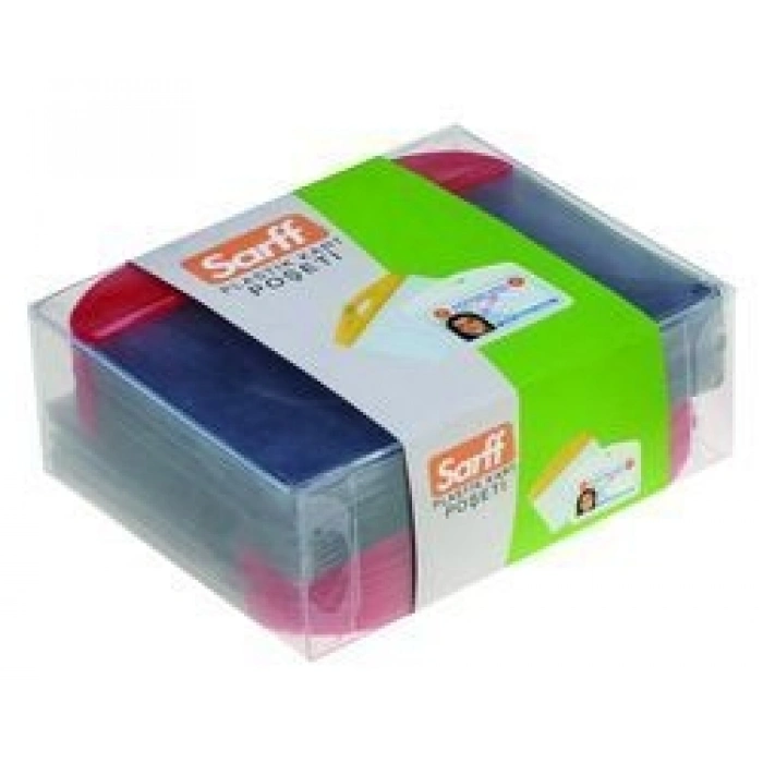 SARFF PVC YATAY KART POŞETİ BEYAZ 75X95 100LÜ