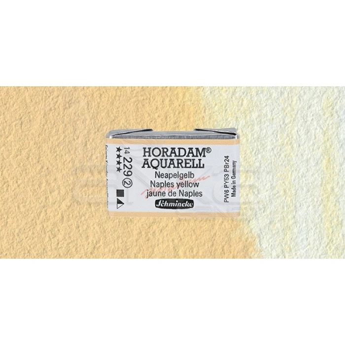 Schmincke Horadam Aquarell 1/1 Tablet 229 Naples Yellow seri 2