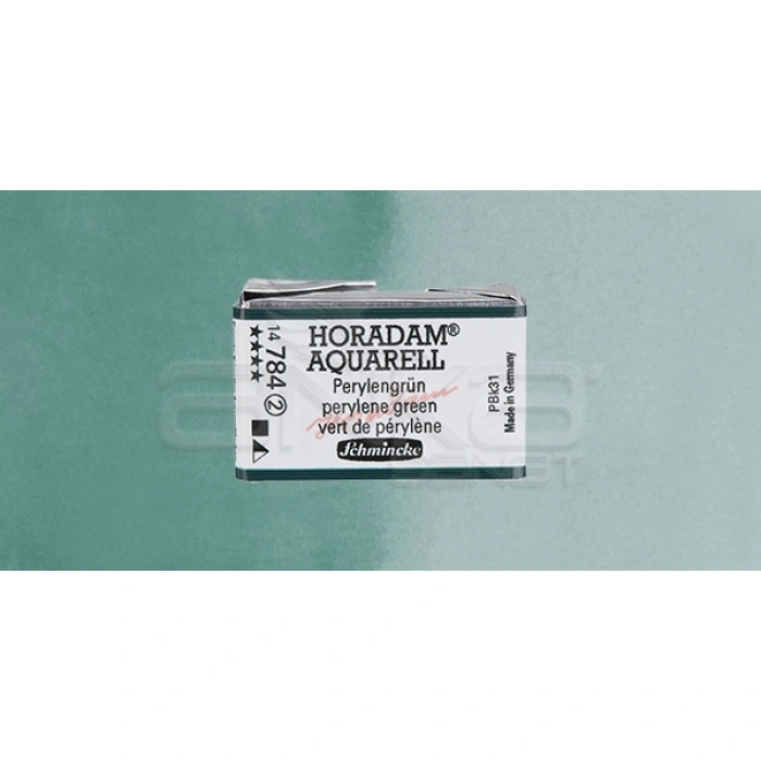 Schmincke Horadam Aquarell 1/1 Tablet 784 Perylene Green seri 2