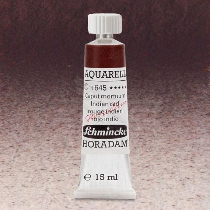 Schmincke Horadam Aquarell Tube 15ml Seri 1 Indian Red 645