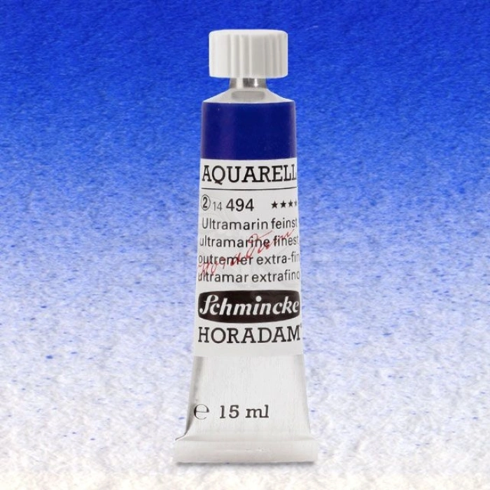 Schmincke Horadam Aquarell Tube 15ml Seri 2 Ultramarine Finest 494