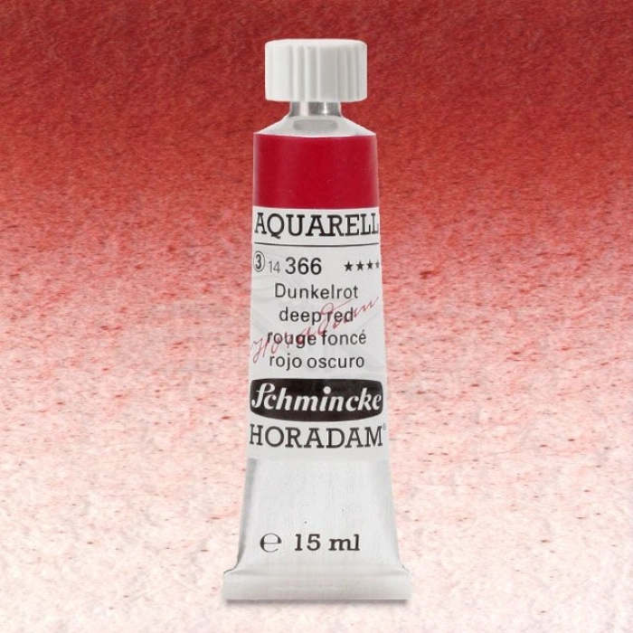 Schmincke Horadam Aquarell Tube 15ml Seri 3 Deep Red 366