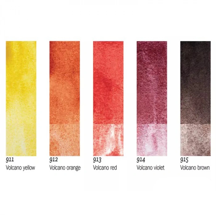 Schmincke Horadam Supergranulation Suluboya Volcano Set Ahşap Kutu 5x15ml