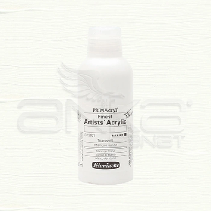 Schmincke Primacryl Akrilik Boya 250 ml Titanium White N:101