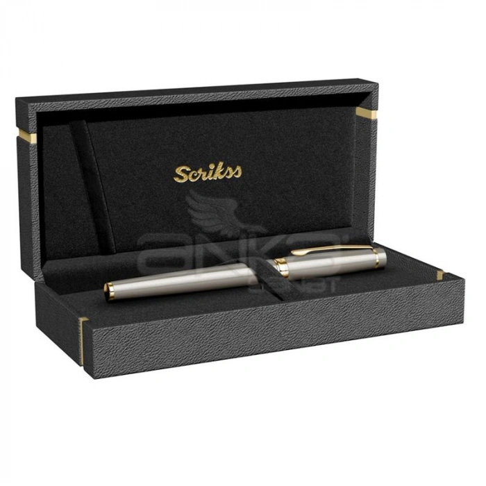 Scrikss 38 Roller Kalem Saten Altın