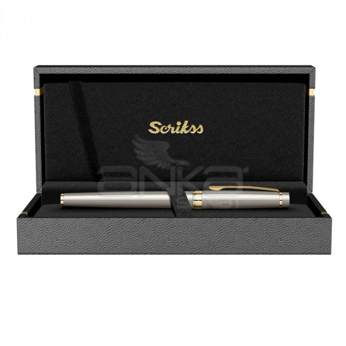 Scrikss 38 Roller Kalem Saten Altın