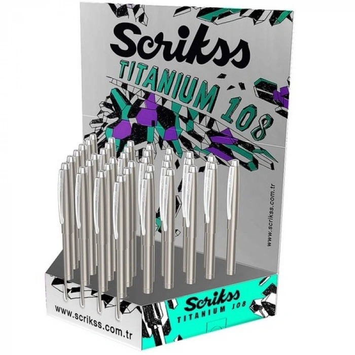 Scrikss Tükenmez Kalem 108 Titanium