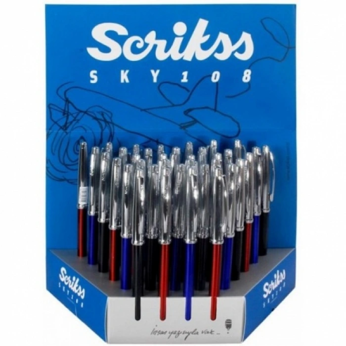 Scrikss Tükenmez Kalem Sky 108