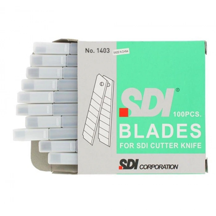 SDI Dar Maket Bıçağı Yedeği 1403 (1 Paket 10 Tüp 100 Adet)