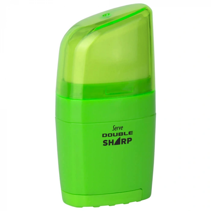 Serve Double Kalemtıraşlı Silgi Neon Renkler