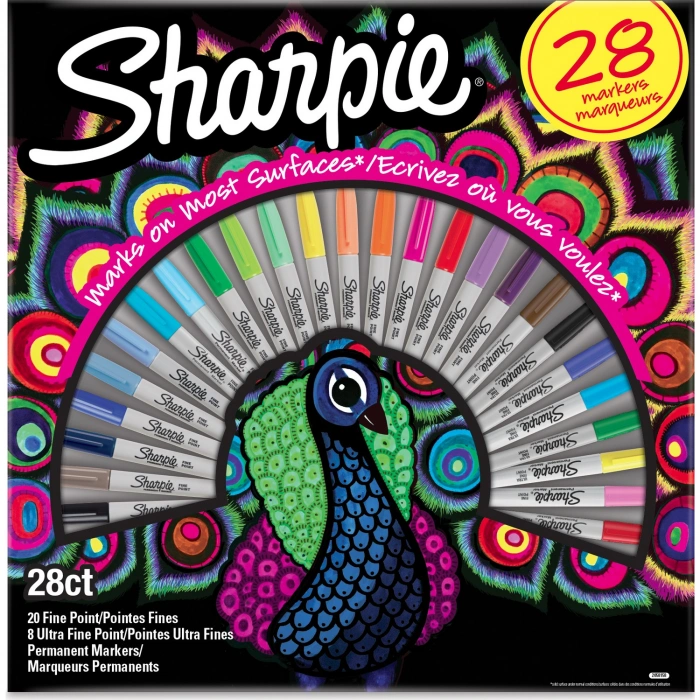 SHARPIE 28 Lİ FINE PERMANENT MARKÖR TAVUK KUŞU 2058158