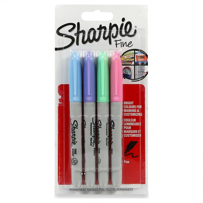 SHARPIE FINE PERMANENT MARKER 4 LÜ PASTEL RENKLER 2065402