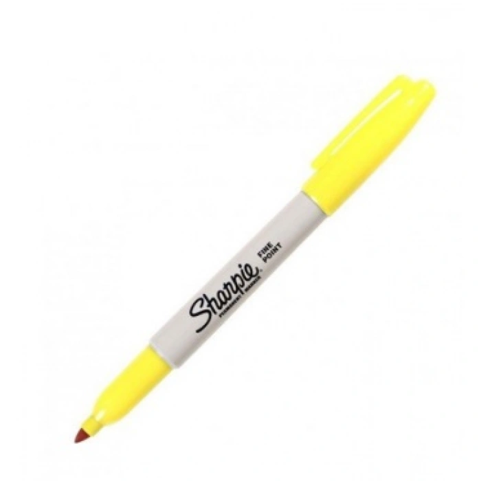 SHARPIE FINE PERM.MARKER KOYU SARI 1836460