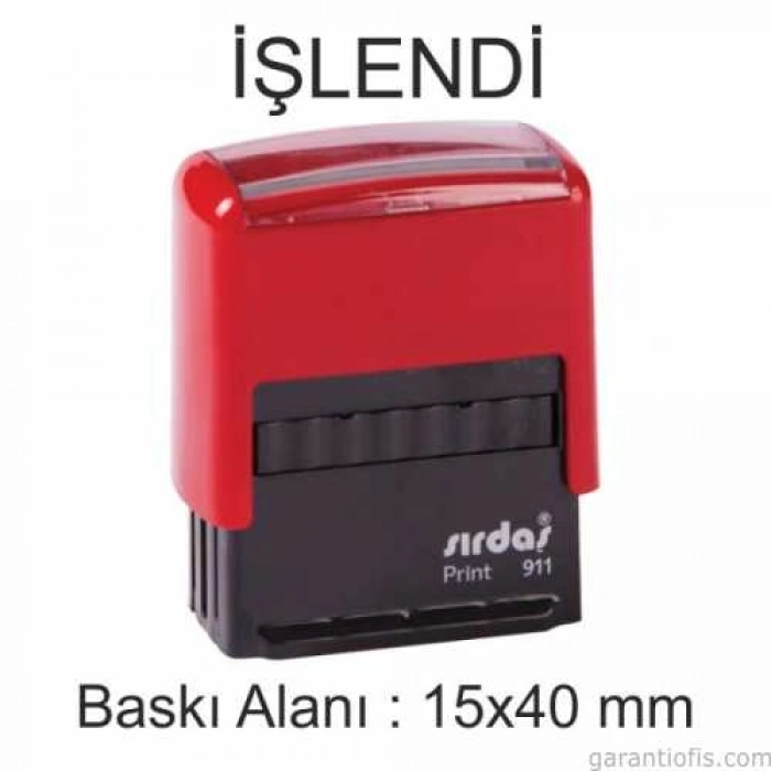 Sırdaş Otomatik İŞLENDİ Yazılı Kaşe