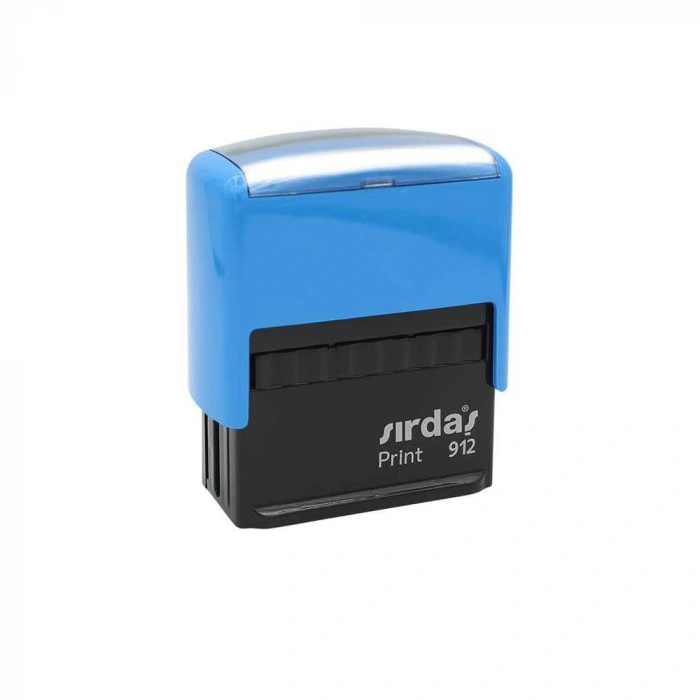 Sırdaş Otomatik Kaşe 19 x 51 mm Mavi