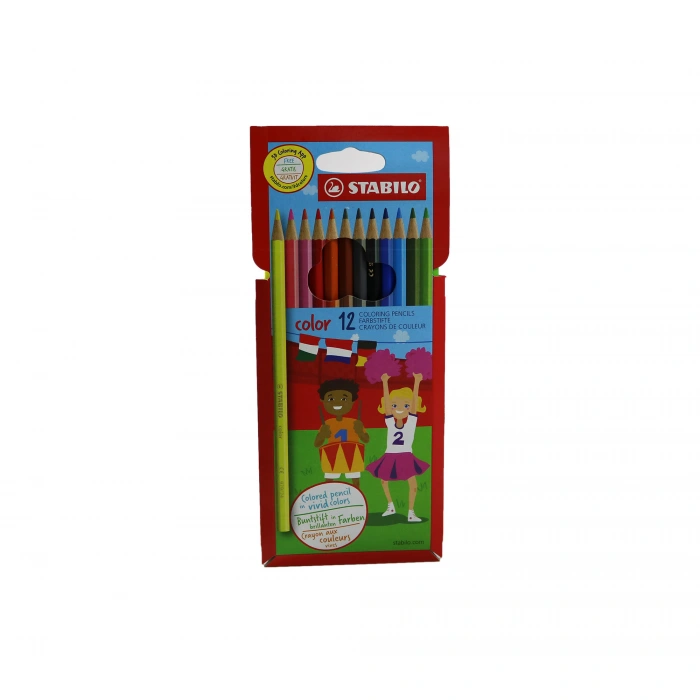 STABILO 1912/77-01 12 RENK KURU BOYA HARTUNG